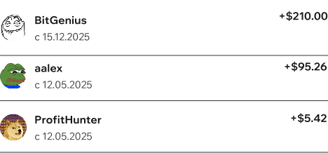 Historial de payouts de afiliados