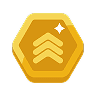 Insignia de nivel oro